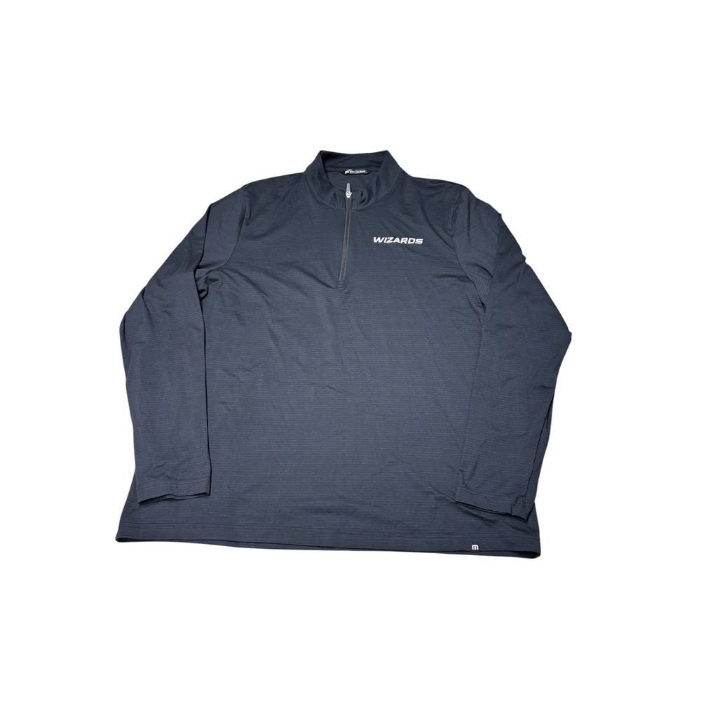 TravisMathew x Wizards Quarter Zip Pullover Gray Mens XXL TM1MW452